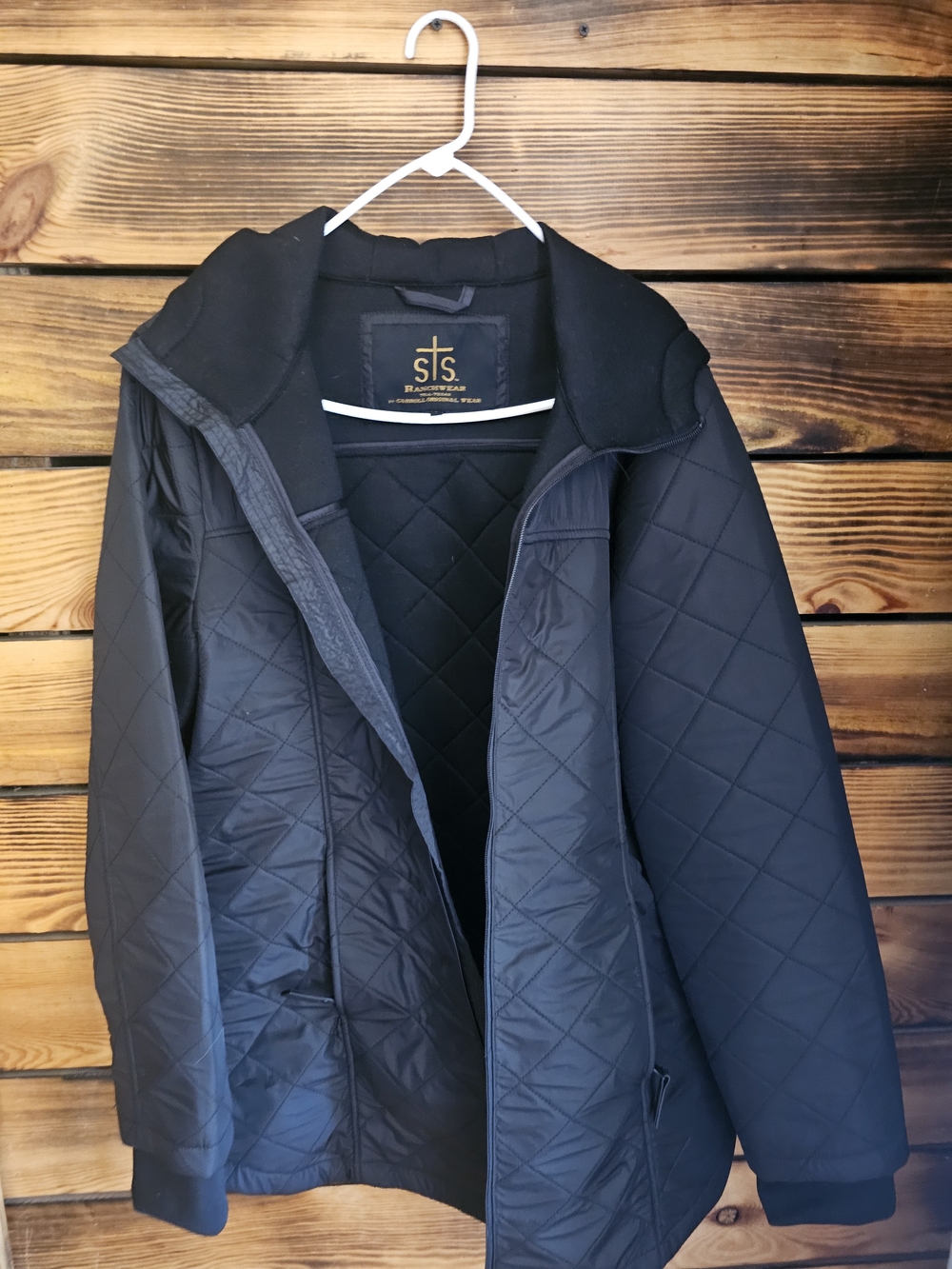 STS Ranchwear Black Quilted Lightweight Jacket